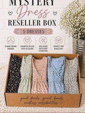 Mystery Dress Box | Reseller Bundle Name Brand Dresses 5 Piece